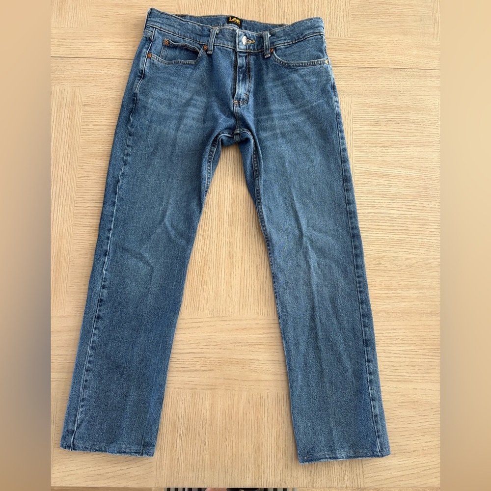 Lee Men's Straight Fit Denim Jeans